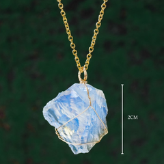 Collier Christalline en Opale