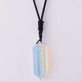 Pendentif Pointe de Cristal Opale