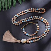 Collier Mala en Jaspe Impérial + Bracelet Offert