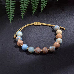 Collier Mala en Jaspe Impérial + Bracelet Offert