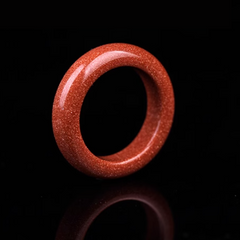 Anneau en Pierre de Sable Doré