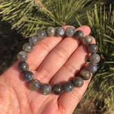 Bracelet en Pierre de Lune Grise | Lithothérapie Stéphanie