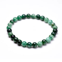 Bracelet Perles Fuchsite | Lithothérapie Stéphanie
