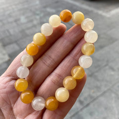 Bracelet en Aragonite Jaune