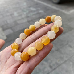 Bracelet en Aragonite Jaune