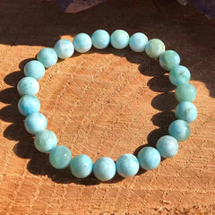 Bracelet Pierre Larimar | Lithothérapie Stéphanie