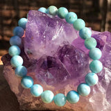Bracelet en Larimar Naturel | Lithothérapie Stéphanie