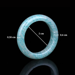 Anneau en Amazonite