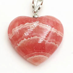Pendentif rhodochrosite naturelle