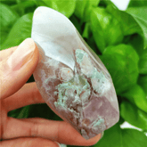 Bloc à Poser en Agate Fleur de Cerisier | Lithothérapie Stéphanie