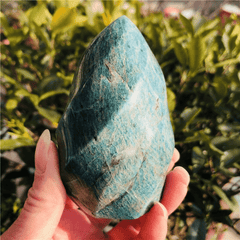 Bloc d'Amazonite à Poser | Lithothérapie Stéphanie