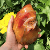 Bloc à Poser en Cornaline | Lithothérapie Stéphanie