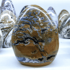 Bloc à Poser en Jaspe Océan | Lithothérapie Stéphanie