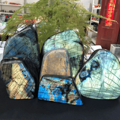 Bloc de Labradorite | 500g à 1kg | Lithothérapie Stéphanie