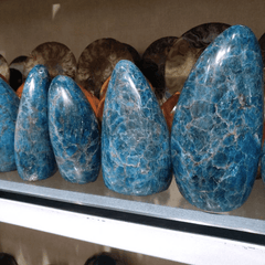 Bloc à Poser en Apatite Bleue | Lithothérapie Stéphanie