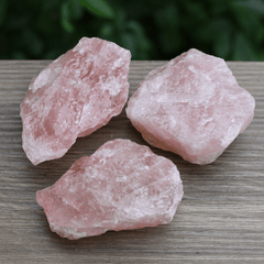 Gros Bloc de Quartz Rose Brut l Lithothérapie Stéphanie