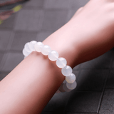 Bracelet Agate Blanche | Lithothérapie Stéphanie