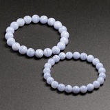 Bracelet Pierre Agate Blue Lace | Lithothérapie Stéphanie