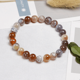 Bracelet en Agate Botswana | Lithothérapie Stéphanie