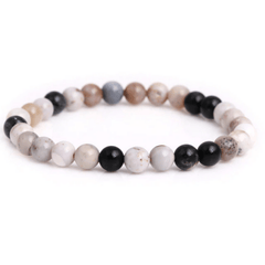 Bracelet Agate Dendritique | Lithothérapie Stéphanie