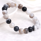 Bracelet en Agate Dendritique | Lithothérapie Stéphanie