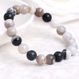 Bracelet en Agate Dendritique | Lithothérapie Stéphanie