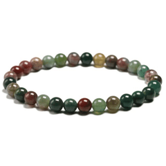 Bracelet en Agate Indienne Naturelle | Lithothérapie Stéphanie
