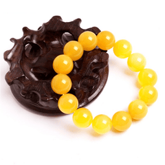 Bracelet en Agate Jaune | Lithothérapie Stéphanie