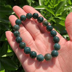 Bracelet en Agate Mousse | Lithothérapie Stéphanie