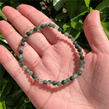 Bracelet Perles Agate Mousse | Lithothérapie Stéphanie