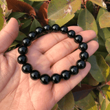 Bracelet en Agate Noire | Lithothérapie Stéphanie