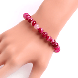Bracelet en Agate Rose 6MM | Lithothérapie Stéphanie