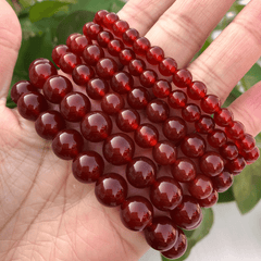Bracelet Agate Rouge | Lithothérapie Stéphanie
