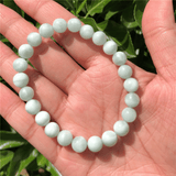 Bracelet Perles Angélite Verte | Lithothérapie Stéphanie
