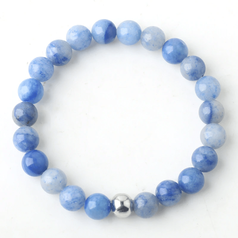 Bracelet en Aventurine Bleue | Lithothérapie Stéphanie