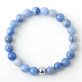 Bracelet en Aventurine Bleue | Lithothérapie Stéphanie