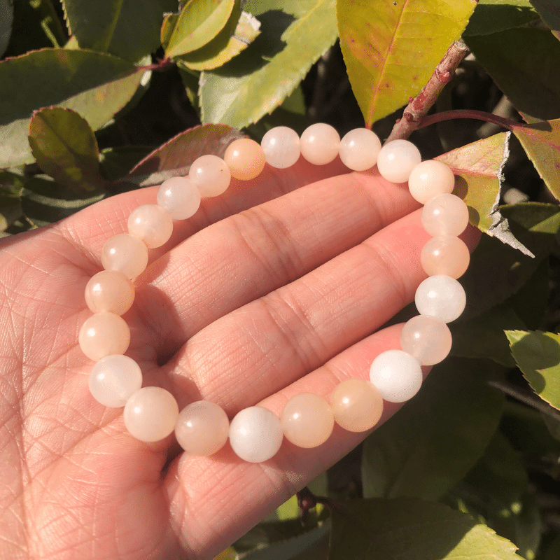 Bracelet en Aventurine Rose | Lithothérapie Stéphanie