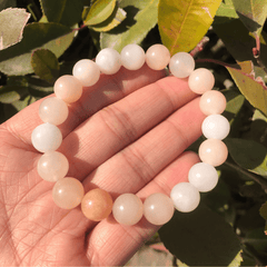 Bracelet en Aventurine Rose Naturelle | Lithothérapie Stéphanie