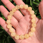 Bracelet en Calcite Jaune | Lithothérapie Stéphanie