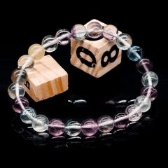Bracelet en Fluorite Arc-en-Ciel | Lithothérapie Stéphanie