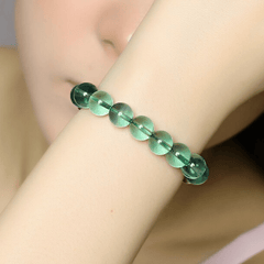 Bracelet Femme en Fluorite Verte | Lithothérapie Stéphanie