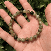 Bracelet en Grenat Vert | Lithothérapie Stéphanie