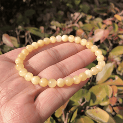 Bracelet de Jade Jaune | Lithothérapie Stéphanie