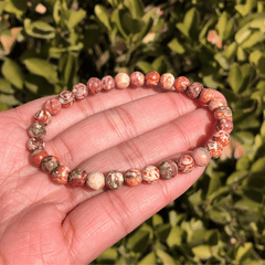 Bracelet de Jaspe Léopard | Lithothérapie Stéphanie