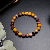 Bracelet en Jaspe Mokaïte | Lithothérapie Stéphanie