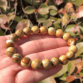 Bracelet en Jaspe Paysage | Lithothérapie Stéphanie