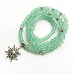 Bracelet Mala en Aventurine | Lithothérapie Stéphanie