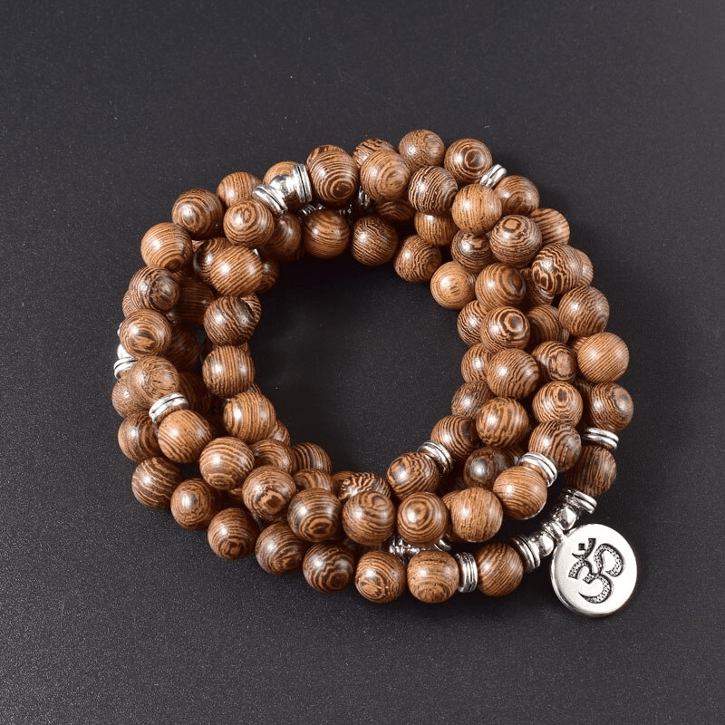 Bracelet Mala en Bois | Lithothérapie Stéphanie