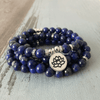 Bracelet Mala en Lapis Lazuli | Lithothérapie Stéphanie