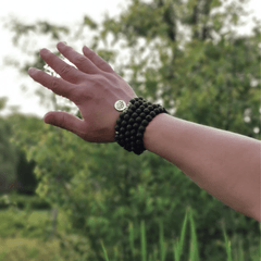 Bracelet Mala Pierre de Lave | Lithothérapie Stéphanie